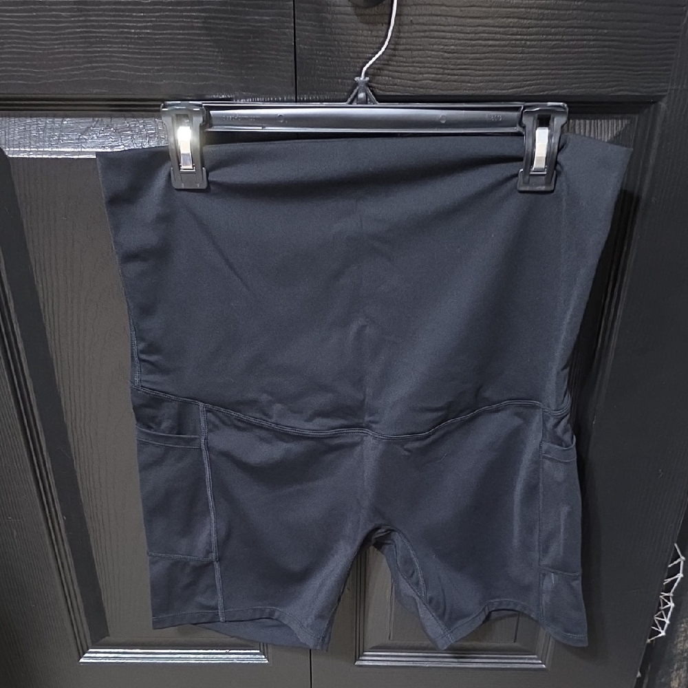 Maternity Black Women's Shorts